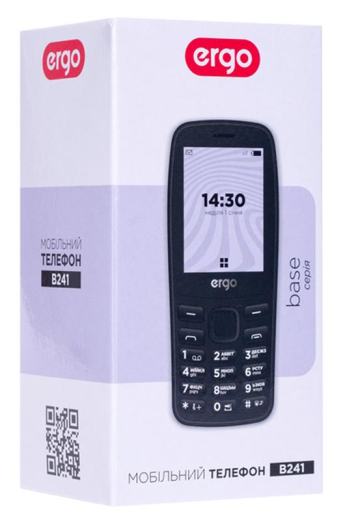 Мобильный телефон ERGO B241 Black - 9