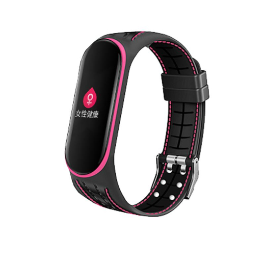 Ремешок для фитнес-браслета BeCover Lattice Style для Xiaomi Mi Smart Band 5 Pink (705163) - 1