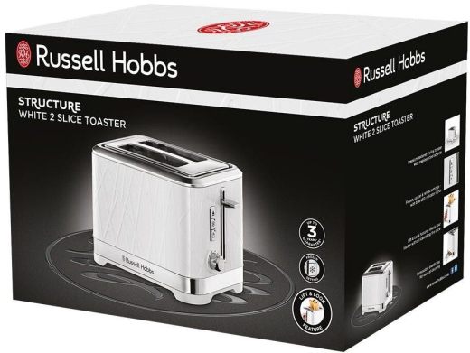 Тостер Russell Hobbs Structure White 28090-56 - 5
