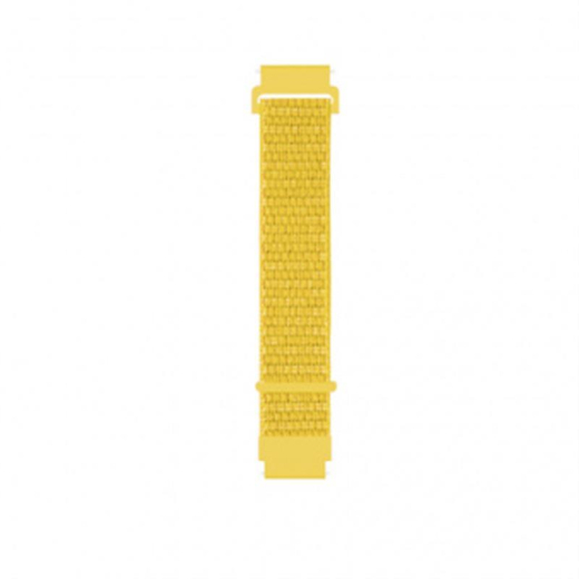 Ремешок BeCover Nylon Style для Xiaomi Amazfit Bip/Bip Lite/Bip S Lite/GTR 42mm/GTS/TicWatch S2/TicWatch E Yellow (705831) - 2
