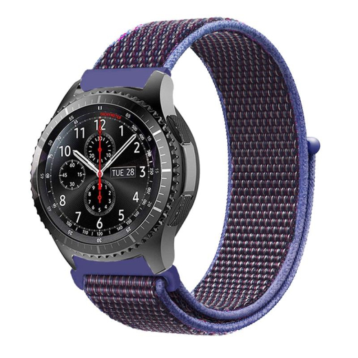 Ремешок BeCover Nylon Style для Amazfit Stratos 1/2/2S/3/GTR 2/GTR 47mm/GTR Lite 47mm/Nexo/Pace Purple (705891) - 1