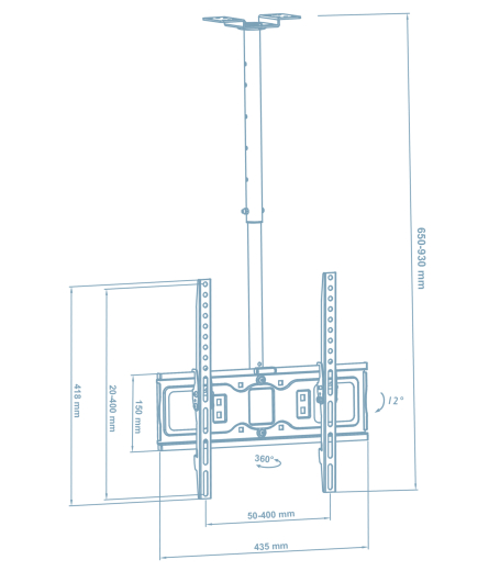 Стельове кріплення Walfix CM-41B - 2