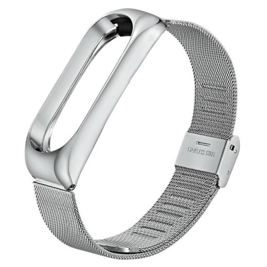 Ремешок BeCover Metal для Xiaomi Mi Band 4/3 Silver (704652) - 1