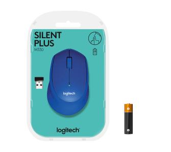 Мышь Logitech M330 Silent Plus (синий) - 3