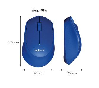Мышь Logitech M330 Silent Plus (синий) - 8