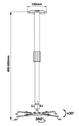 Крепление для проектора Walfix PB-15B - 2