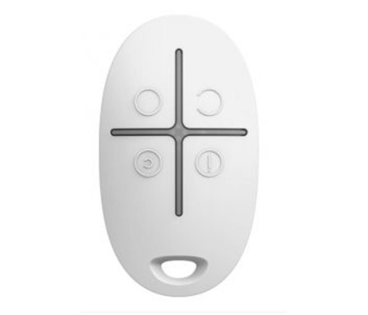 Брелок із тривожною кнопкою Ajax SpaceControl (white) 6267.04.WH1 - 1