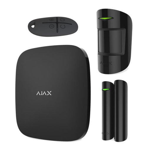 Комплект охранной сигнализации Ajax StarterKit Plus Black (000012254/13538.35.BL1/20289.57.BL1) - 1