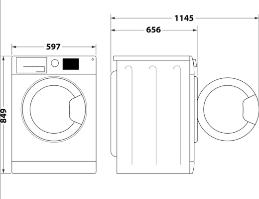 Сушильная машина Whirlpool W6 D94WB EE - 11