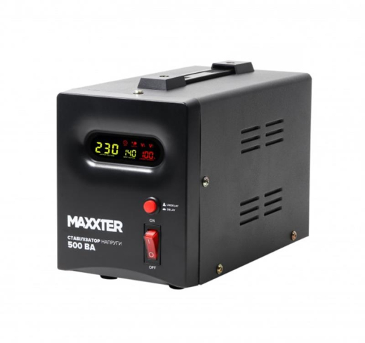Стабілізатор Maxxter MX-AVR-S500-01 500VA - 1
