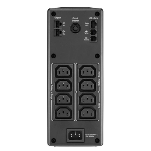 ДБЖ APC UPS Pro BR 1300VA, Lin.int., 8 х IEC, LCD, USB, метал (BR1300MI) - 3