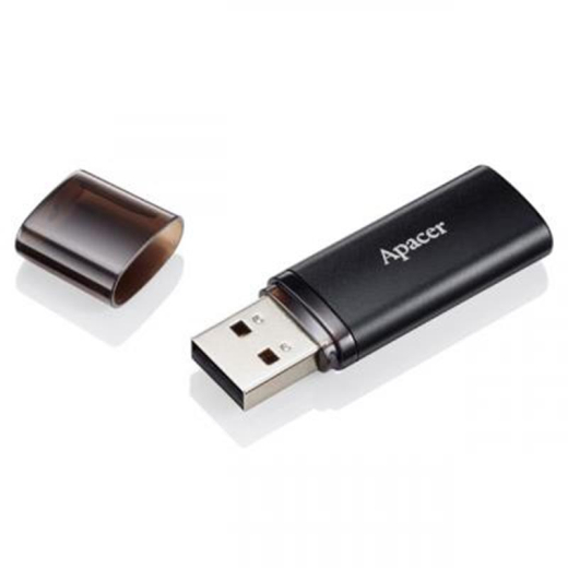 Флешка Apacer 64 GB AH25B USB 3.1 Black (AP64GAH25BB-1) - 2