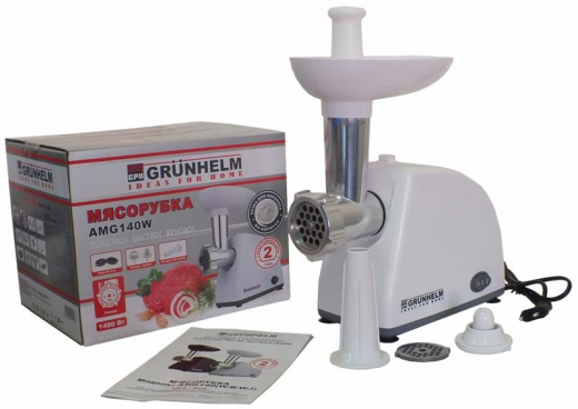 Электромясорубка Grunhelm AMG140W - 2