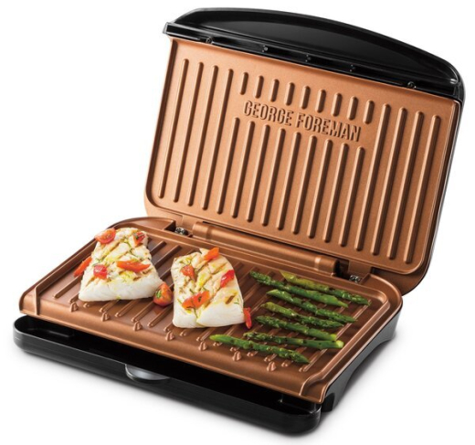 Електрогриль притискний George Foreman Fit Grill Copper Medium 25811-56 - 10