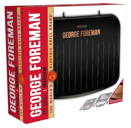Електрогриль притискний George Foreman Fit Grill Copper Medium 25811-56 - 13