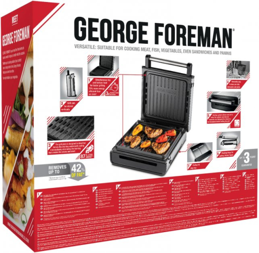 Russell Hobbs Гриль George Foreman 28000-56 Smokeless Grill - 18