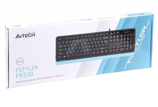Клавиатура A4Tech Fstyler FKS10 Blue USB - 3