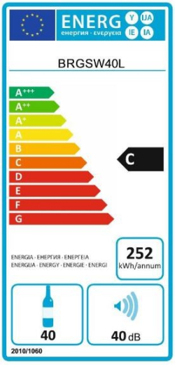 Вбудована винна шафа Berg BRGSW40L - 5