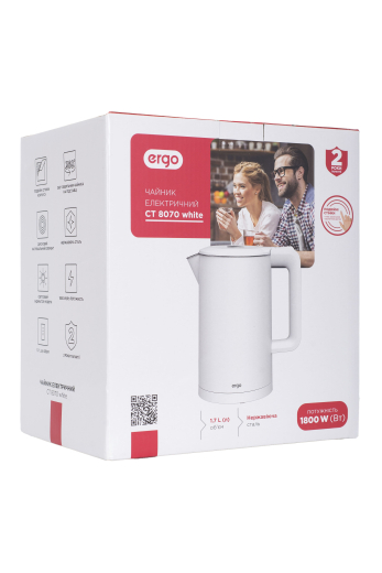 Електрочайник Ergo CT 8070 white - 10