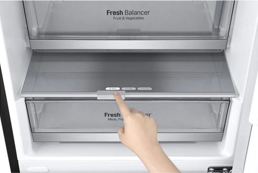 Холодильник з морозильною камерою LG GBB72MCDFN - 8