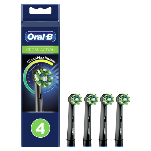 Насадка для електричної зубної щітки Braun Oral-B Cross Action EB50BRB CleanMaximiser (4) - 1