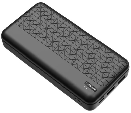 Повербанк 2Е Geometry 20000mAh 18W PD QC 3.0 Black (2E-PB2072PD-Black) - 1