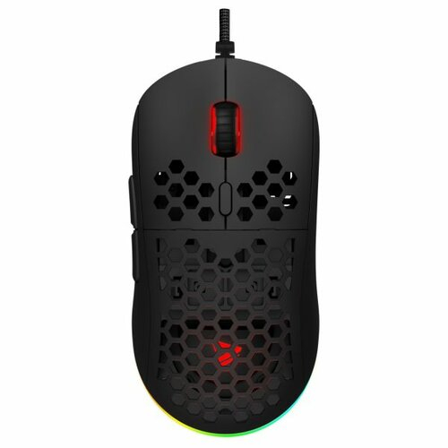 Компьютерная мышь Savio HEX-R черная - 1