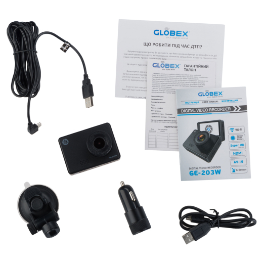 Відеореєстратор Globex GE-203W - 7
