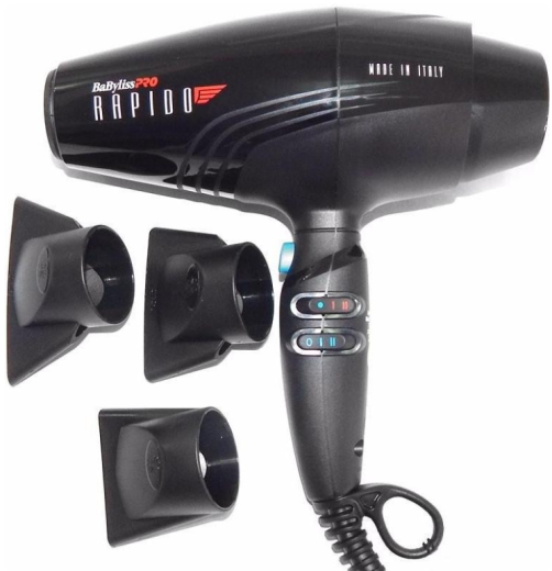Фен BaByliss PRO Rapido Black BAB7000IE - 3