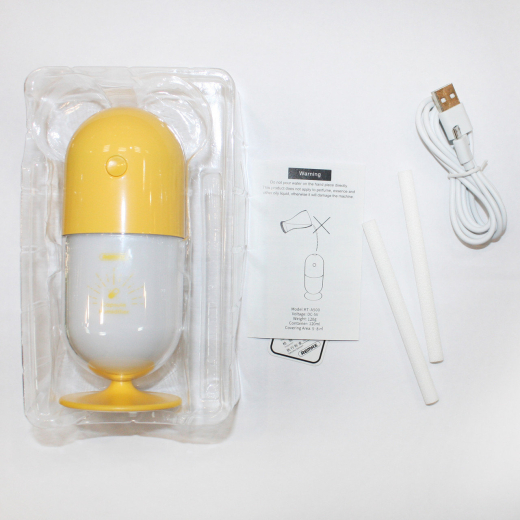 Увлажнитель воздуха Remax RT-A500 Capsule Mini Humidifier желтый (6954851281870) - 4