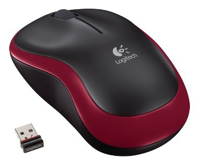 Мышь беспроводная Logitech M185 (910-002240) Red USB - 1