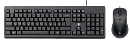 Комплект: клавиатура + мышь 2E MK401 (2E-MK401UB) Black USB - 1