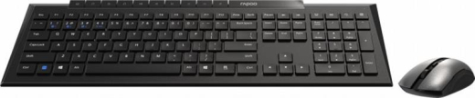Комплект: клавіатура + миша Rapoo 8210 Black - 2