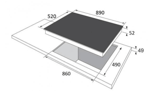 Варильна поверхня AMICA PG9511XPR - 7