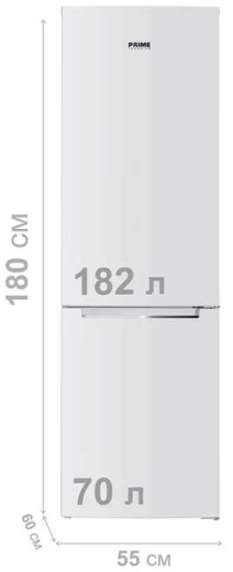 Двухкамерный холодильник Prime Technics RFN 1832 E - 3
