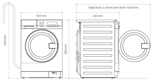Профессиональная стиральная машина Electrolux WE170P - 2
