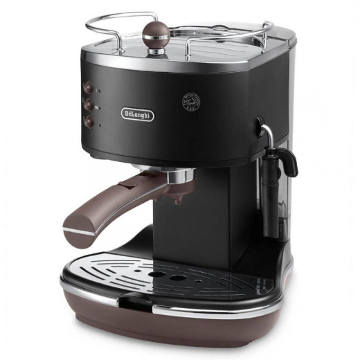 Рожковая кофеварка эспрессо Delonghi Icona Vintage ECOV 311.BK - 1