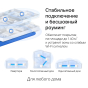 Бездротовий маршрутизатор Mercusys Halo H30G(3-pack) (AC1300, 2хGE WAN/LAN, Beamforming, MESH, 3-pack) - 6