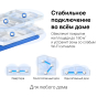 Бездротовий маршрутизатор Mercusys Halo H50G(3-pack) (AC1900, 3хGE WAN/LAN, Beamforming, MESH, 3-pack) - 4