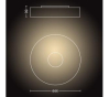 Розумний світильник стельовий Philips Ambiance Fair 929003054701 black - 2
