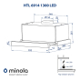 Витяжки Minola HTL 6914 WH 1300 LED - 12
