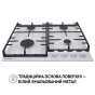 Поверхность газовая на металле Perfelli HGM 61427 WH - 1