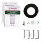 Поверхность газовая на металле Perfelli HGM 61427 WH - 6