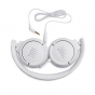 Навушники з мікрофоном JBL T500 White (JBLT500WHT) - 1