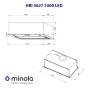 Вытяжка полновстраиваемая Minola HBI 5627 IV 1000 LED - 9