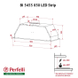 Вытяжка полновстраиваемая Perfelli BI 5453 I 850 LED Strip - 11