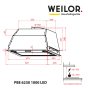 Вытяжка полновстраиваемая WEILOR PBE 6230 SS 1000 LED - 8