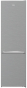 Холодильник з морозильною камерою Beko RCNA406I35XB - 1