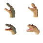 Ігровий набір Пальчиковий театр 2 од, Спинозавр та Тиранозавр Same Toy X236UT-3 - 1