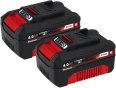 Акумулятор для інструментів Einhell X-Change 18В Li-Ion 4Ач 2шт (4511489) - 1
